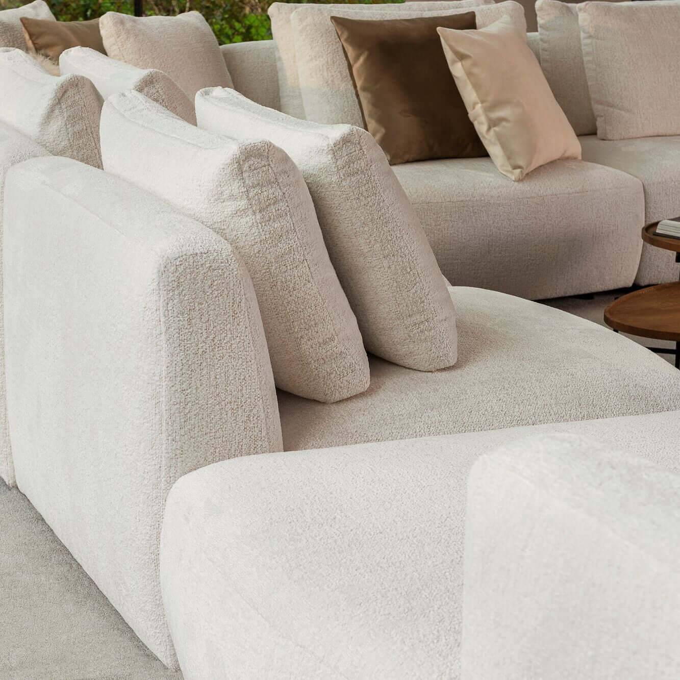 De trend van dit moment: meubels in bouclé stoffen