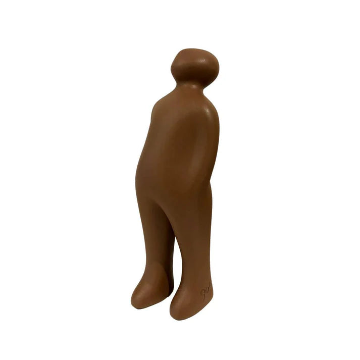 Keramieken sculptuur The Visitor mini Castanho - COR-20 - Deuxamis