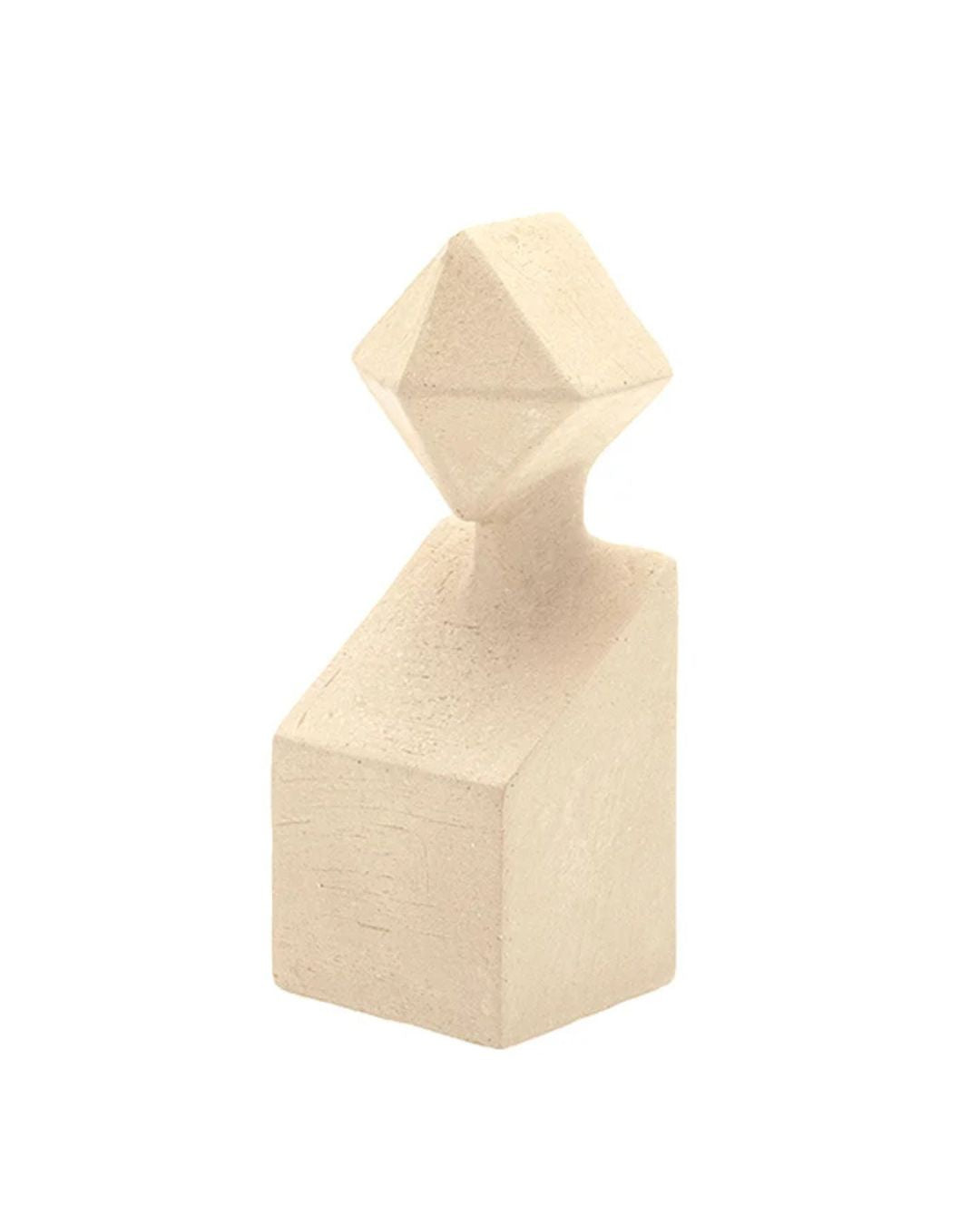 Keramisch beeld met geometrische vormen - Deuxamis