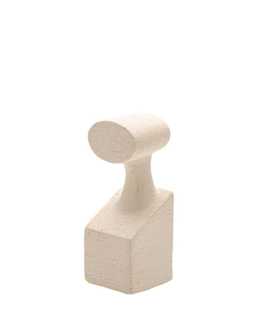 Keramisch sculptuur in lichte kleur - Deuxamis