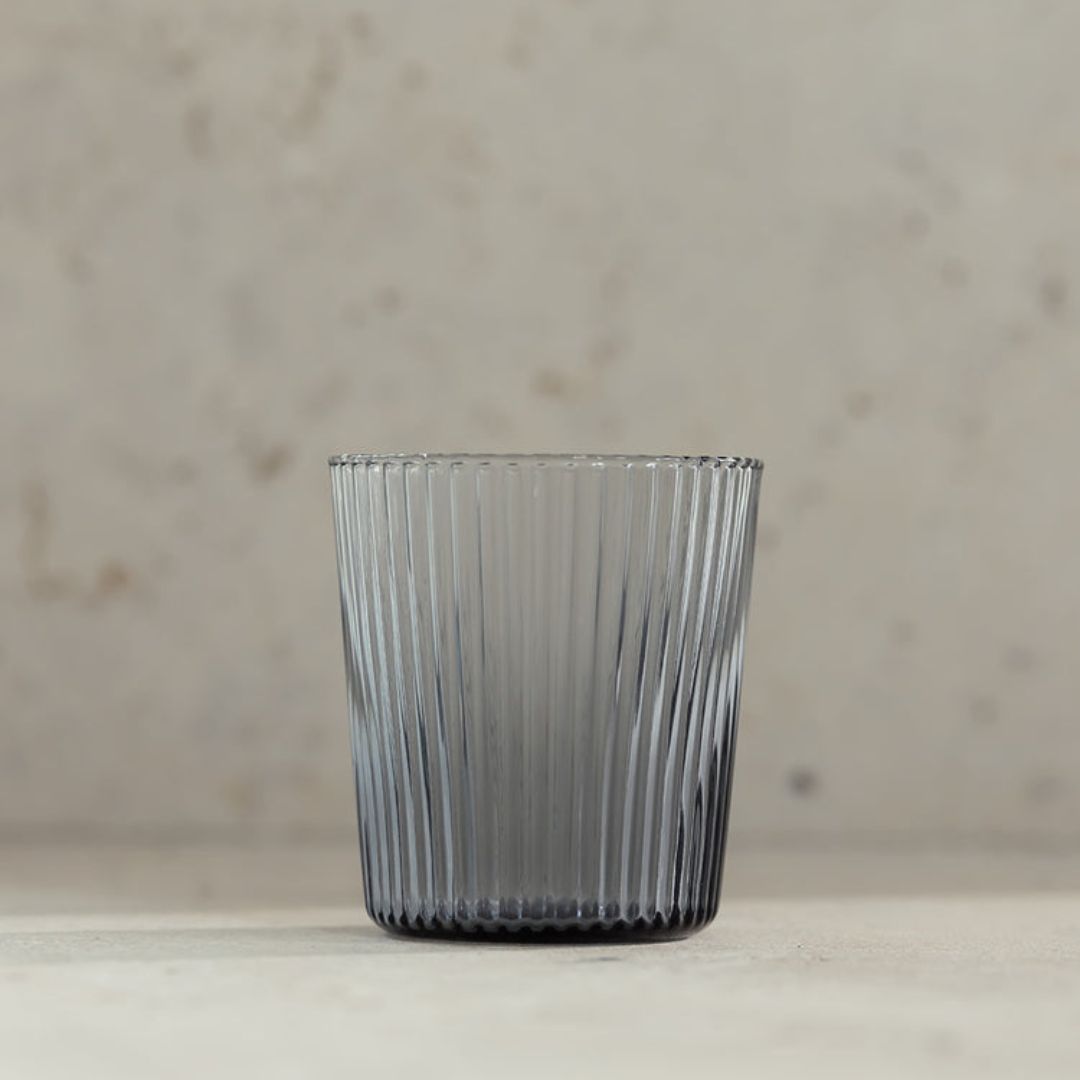 Ribbelglas in diepe kleur met structuur - Deuxamis